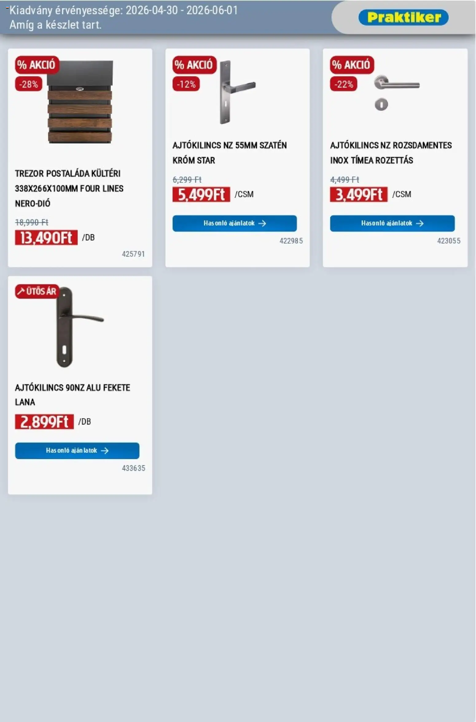 Praktiker akciós ujság - amely érvényes a következő dátumtól: 30.04.2026 | Oldal: 37