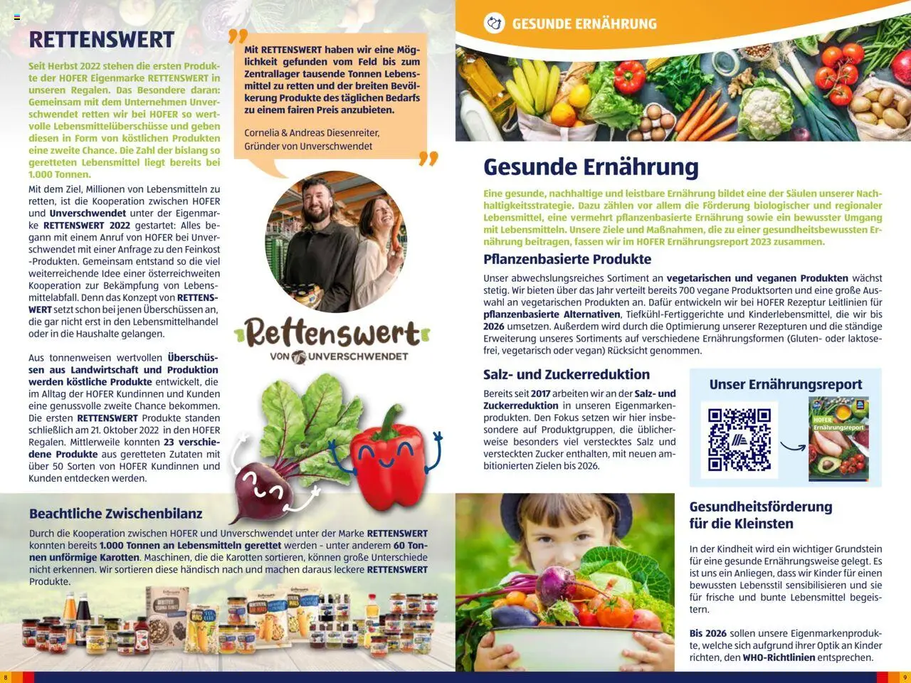 Hofer AT akciós ujság - amely érvényes a következő dátumtól: 23.07.2025 | Oldal: 5 | Termékek: Vegán, Só