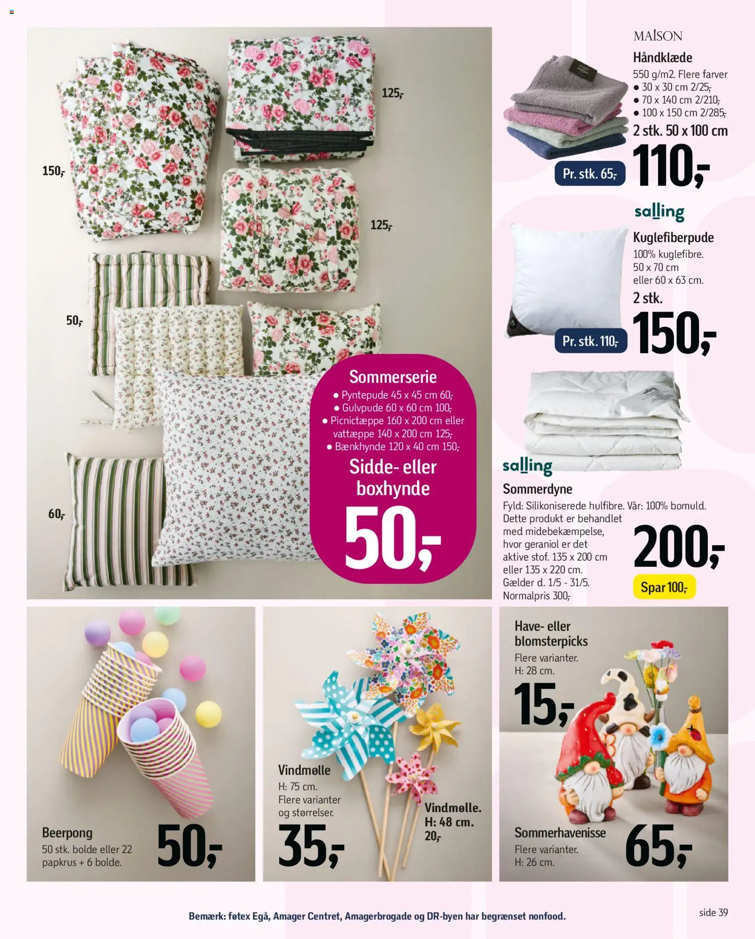 Føtex tilbudsavis – gyldig fra 01.05.2026 | Side: 54 | Produkter: Håndklæde