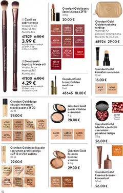 Oriflame katalog akcije – veljaven od 22.04.2026 | Stran: 52 | Izdelki: Korektor, Puder, Copic, Maskara
