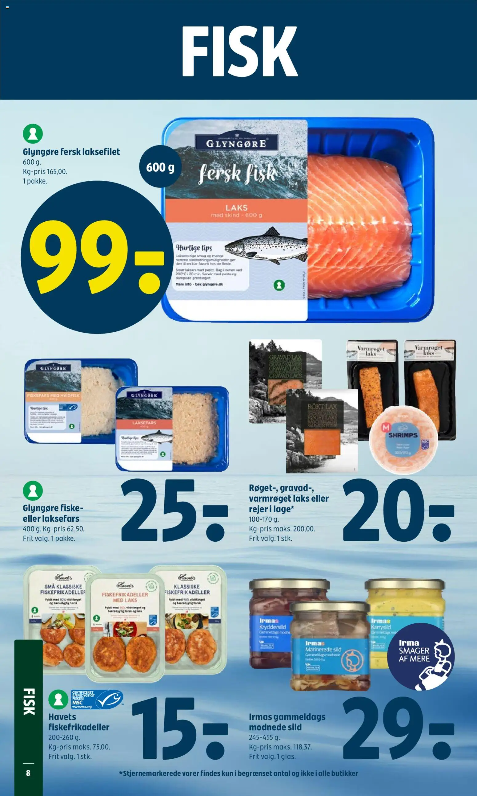 Coop 365 tilbudsavis – gyldig fra 30.04.2026 | Side: 10 | Produkter: Fisk, Fiskefrikadeller, Sild, Rejer