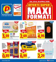 Anteprima del volantino D Più volantino valido a partire dal 20.04.2026