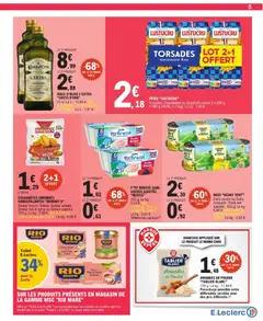 E.Leclerc - Prévisualisation de E.Leclerc catalogue de la semaine 18 valide à partir de 28.04.2026 | Page: 5 | Produits: Tablier, Spaghetti, Coquillettes, Amandes