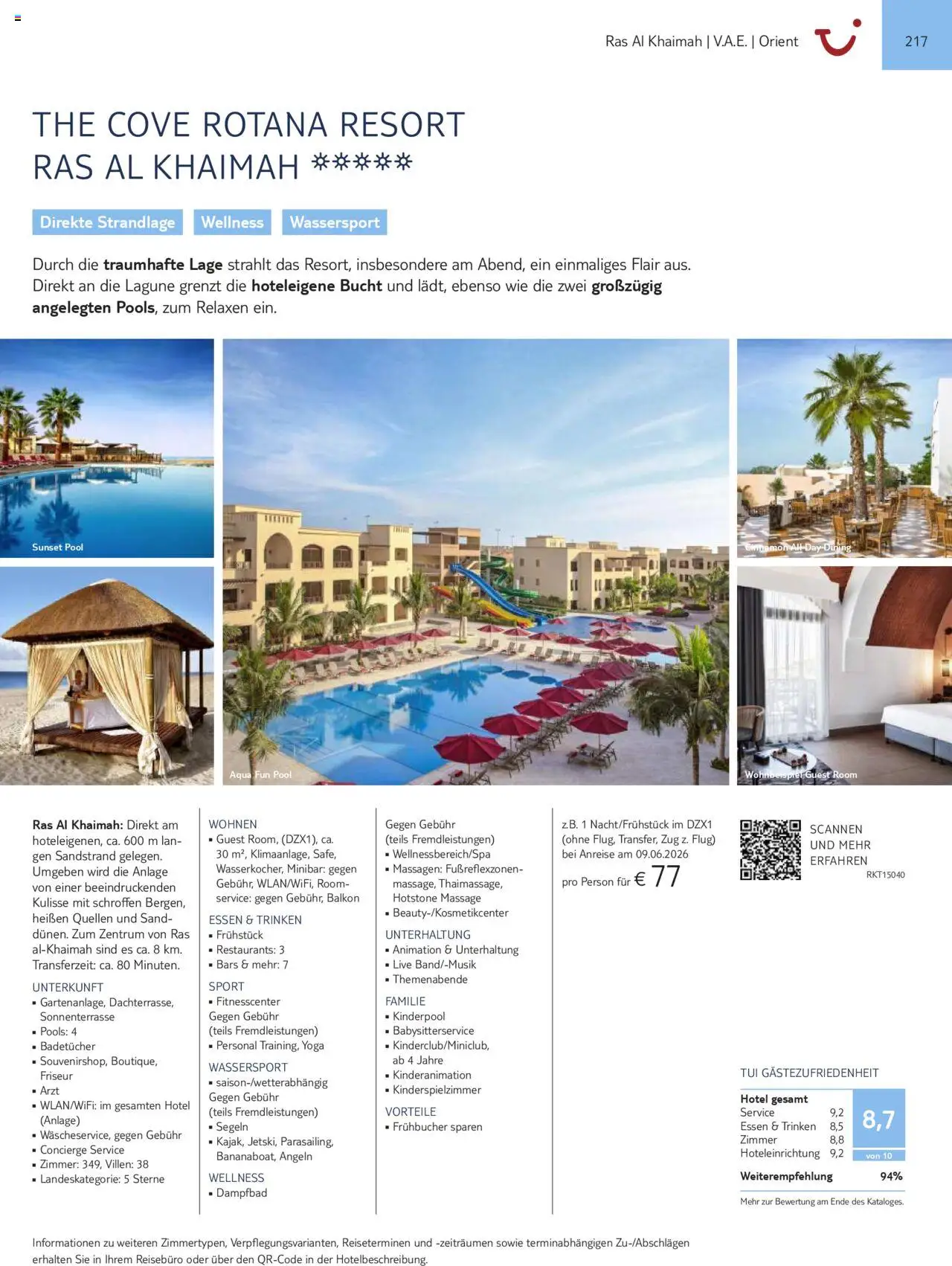 TUI Prospekt  Asien, Afrika, Orient & Indischer Ozean 2025/26 	 – gültig ab 01.11.2025 | Seite: 217