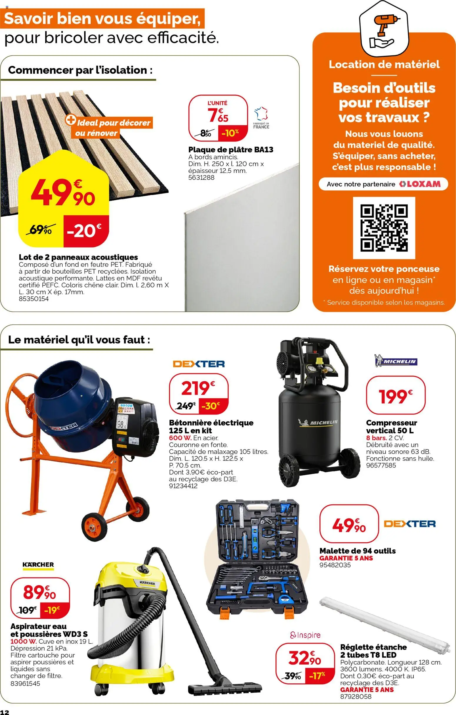 {H1} | Page: 12 | Produits: Filtre, Aspirateur, Ponceuse, Plâtre