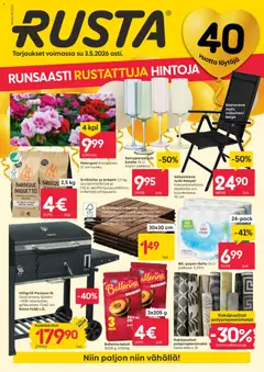 Rusta-mainoslehti voimassa 27.04.2026 alkaen