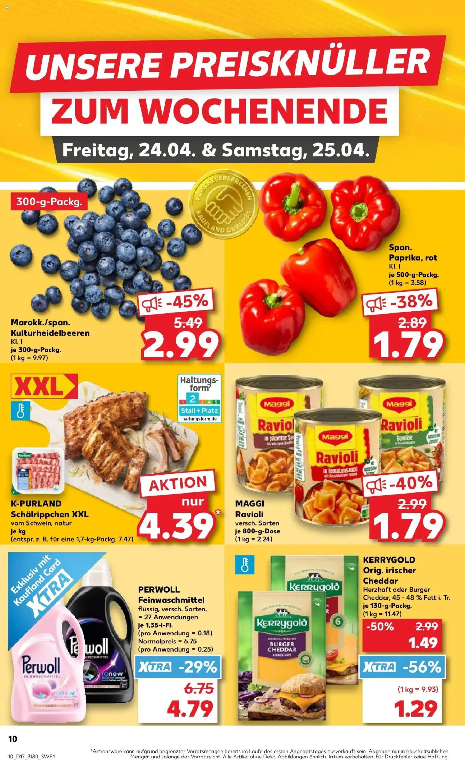 Kaufland Prospekt Bautzen	 – gültig ab 23.04.2026 | Seite: 10 | Produkte: Maggi, Burger, Perwoll