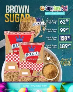Super Save specials catalogue – valid from 25.04.2026 | Page: 31 | Products: Rice, Sugar