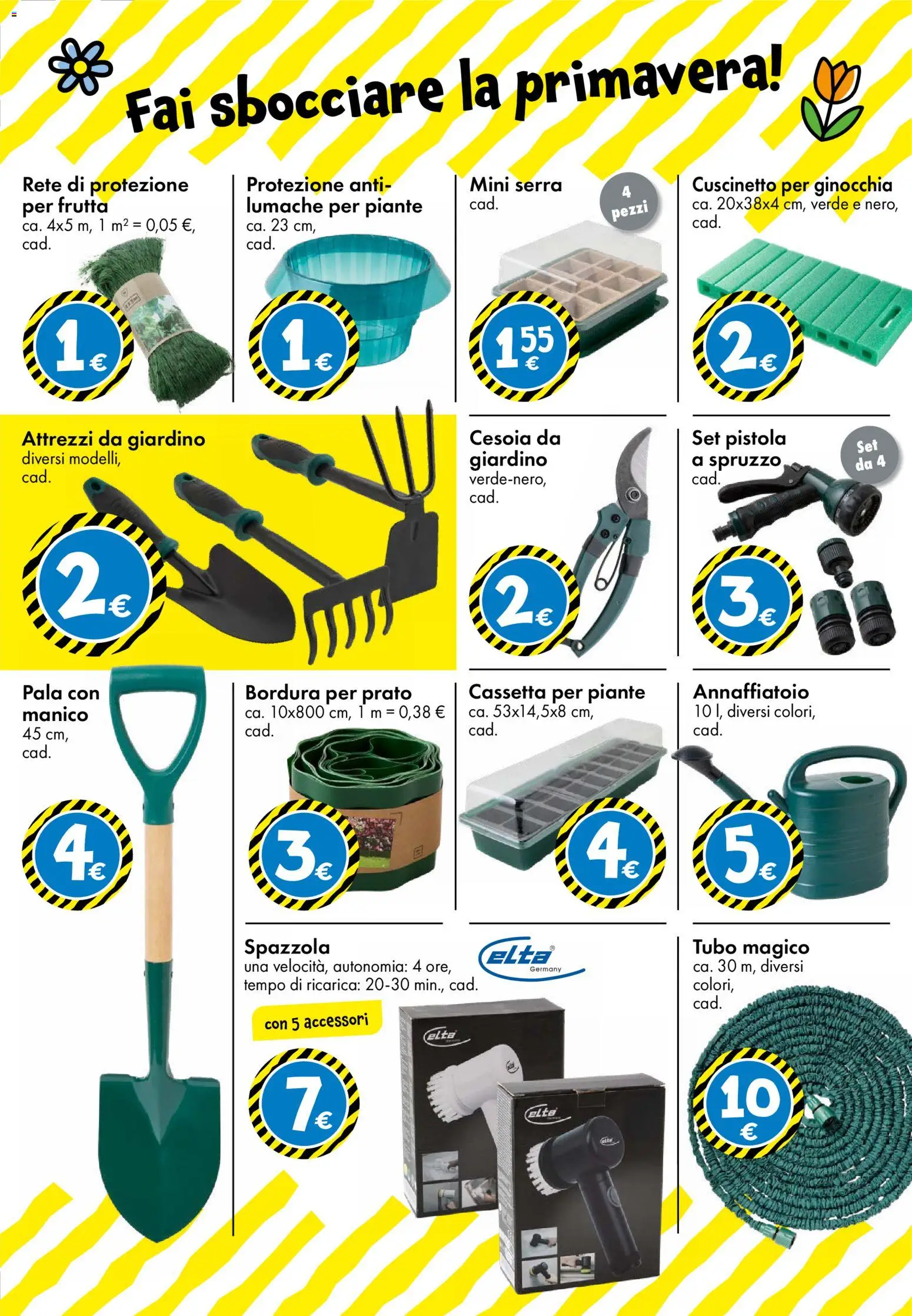 Volantino TEDi del 06.03.2026 | Pagina: 30 | Prodotti: Spazzola, Annaffiatoio, Frutta, Tubo