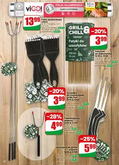 Pogląd oferty "Patyczki do szaszłyków Grill & Chill, wys. 20 cm, 200 szt. / 1 opak. 0,02 zł/szt." - ważna od 29.04.2026 | Strona: 68