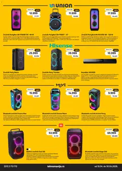 Tehnomanija katalog - pregled Tehnomanija kataloga - važi od 10.04.2026 | Strana: 11 | Proizvode: Audio, Priključak, Zvučnik, USB