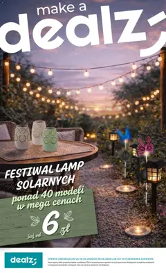Pogląd oferty "Dealz gazetka - Festiwal lamp solarnych" - ważna od 16.04.2026