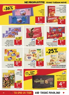 MILKA ČOKOLADA, odabrane vrste, 100g - Pregled kataloga iz trgovine Konzum, vrijedi od 29.04.2026 | Stranica: 28