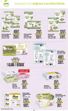 22.04.2026 tarihinden itibaren geçerli olan CarrefourSA kataloğu önizlemesi | Sayfa: 58 | Ürünler: Mendil, Külot