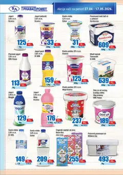 Punomasni meki beli sir u salamuri Somborska, Punomasni meki beli sir u salamuri - pregled Trnava Promet kataloga - važi od 27.04.2026 | Strana: 4