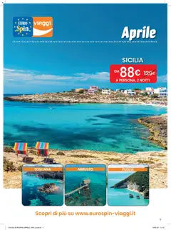 Anteprima del volantino Eurospin volantino Viaggi Sud valido a partire dal 02.04.2026