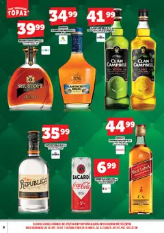 Pogląd oferty "Topaz gazetka alkoholowa" - ważna od 01.05.2026 | Strona: 10 | Produkty: Red label, Rum, Alkohol, Whisky