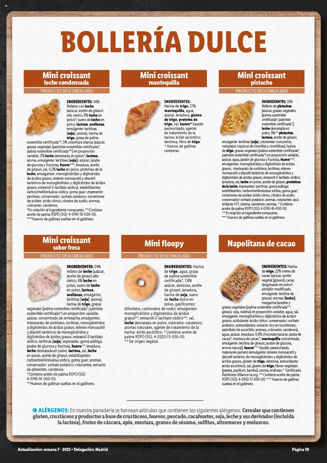 Lidl folleto │ válido desde el 28.04.2025 | Página: 10 | Productos: Leche, Aceite, Chocolate, Croissant