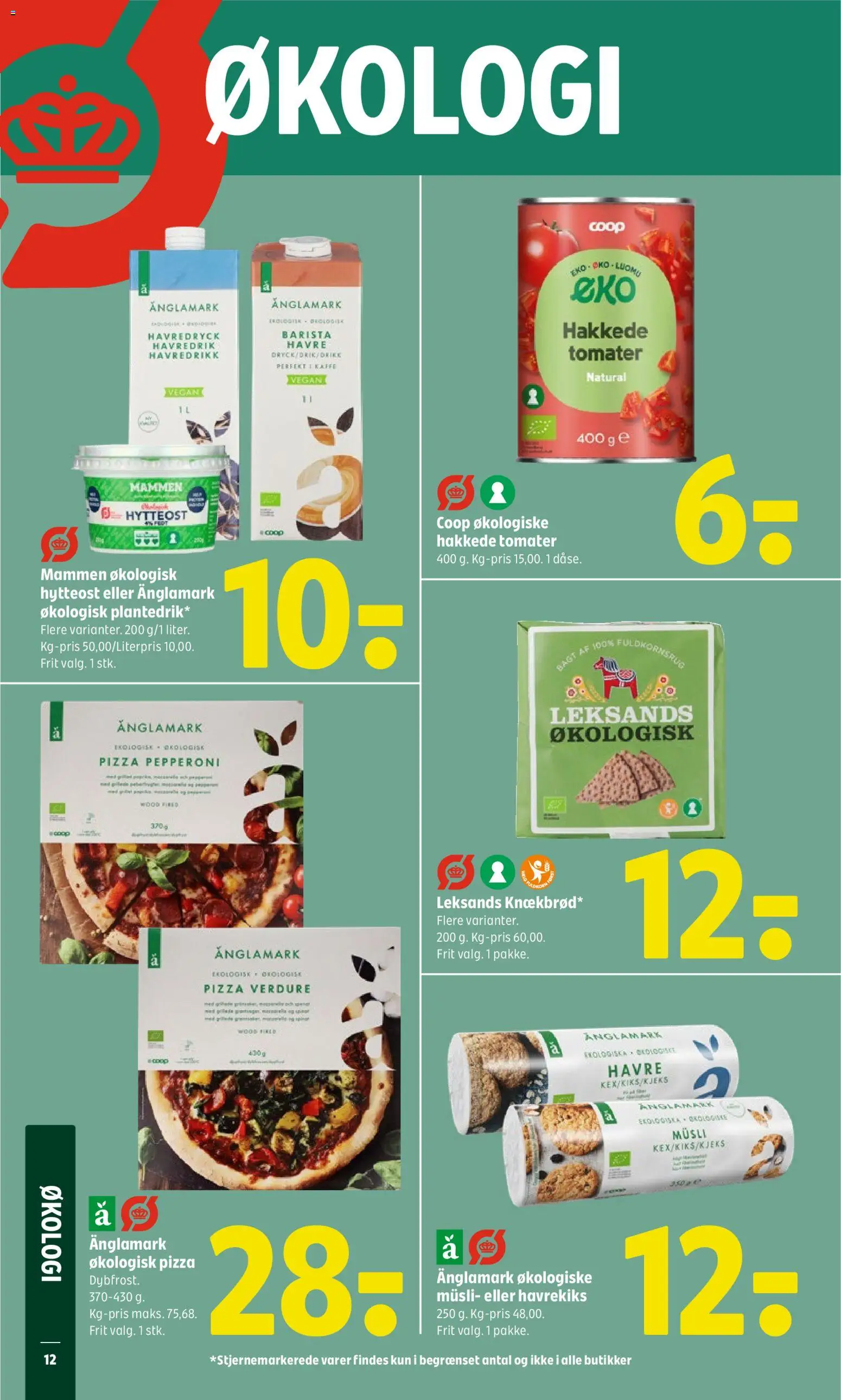 Coop 365 tilbudsavis – gyldig fra 30.04.2026 | Side: 14 | Produkter: Havredrik, Hytteost, Hakkede tomater, Havrekiks