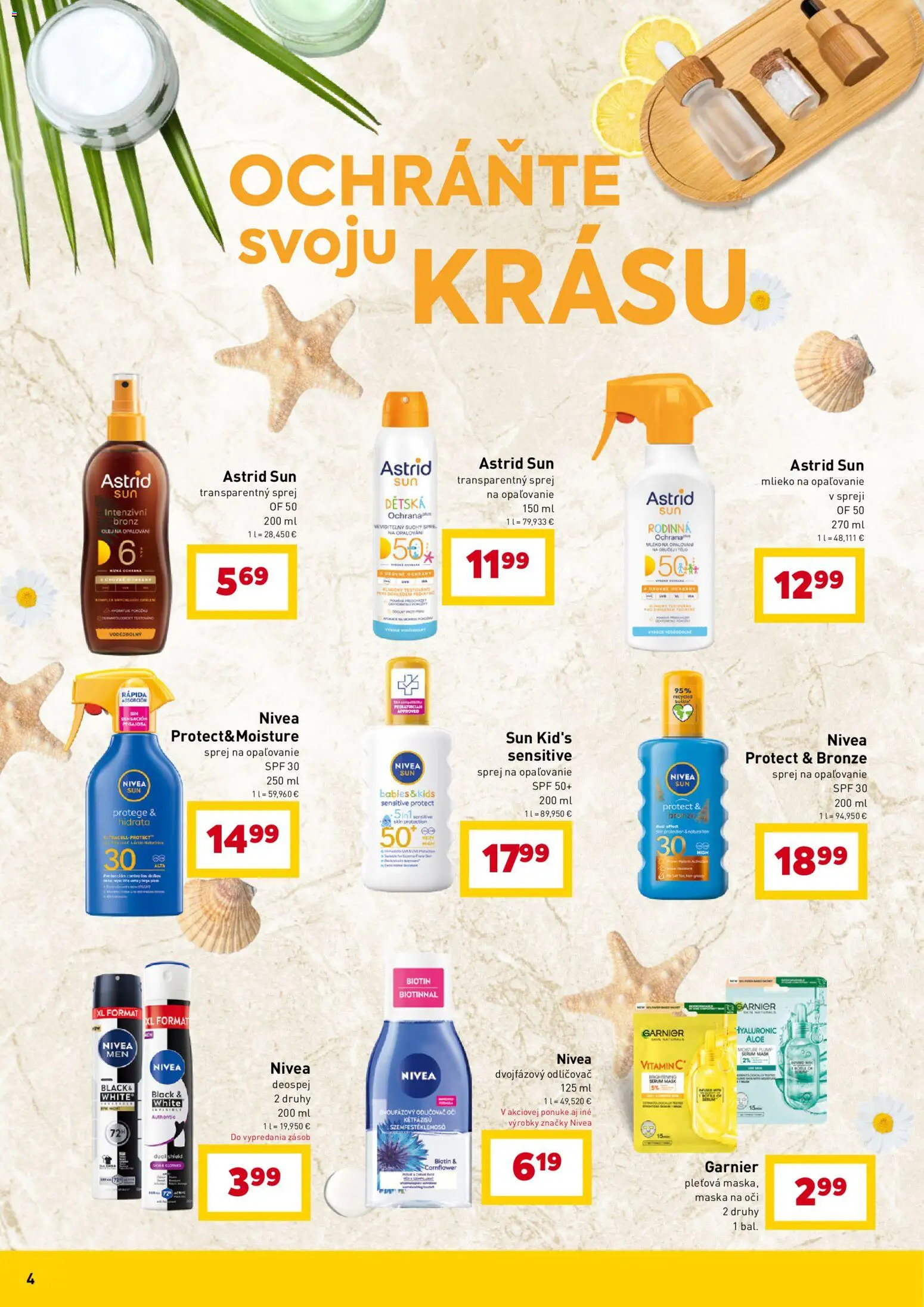 Nové Billa akcie – leták je platný od 29.04.2026 | Strana: 4 | Produkty: Mlieko, Maska, Odličovač, Odličovač očí