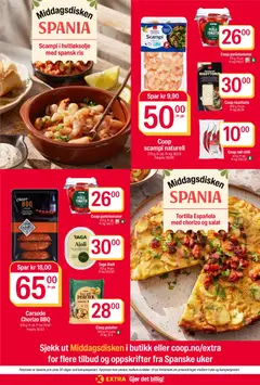 Forhåndsvisning av Coop Extra kundeavis gyldig fra 27.04.2026 | Side: 8 | Produkter: Ris, Salat, Topper, Scampi