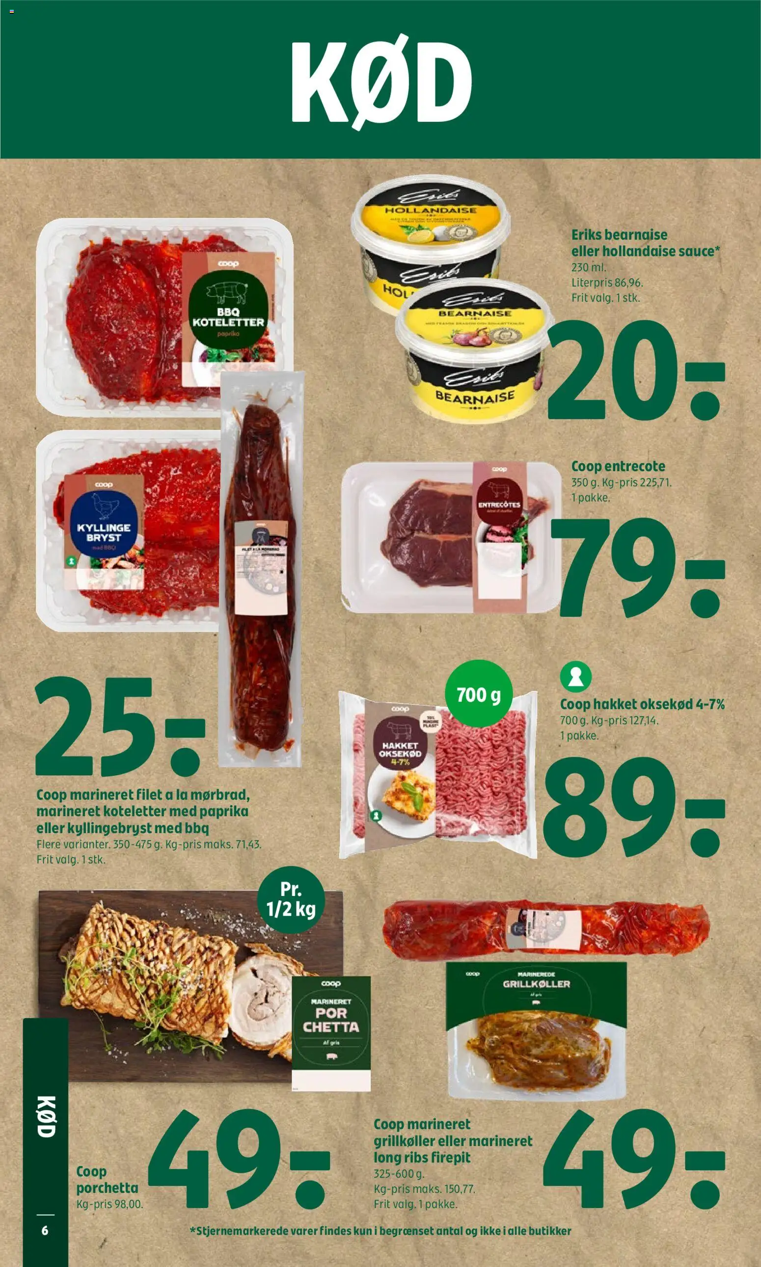 Coop 365 tilbudsavis – gyldig fra 30.04.2026 | Side: 8 | Produkter: Ribs, Koteletter, Entrecote, Paprika