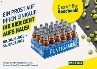 Metro angebote Zugabeaktion Puntigamer ab 30.04.2026 gültig