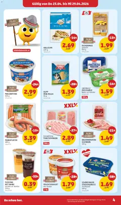 Penny Markt Eröffnung in 3021 Pressbaum ab 23.04.2026 gültig | Seite: 4 | Produkte: Sahne, Käse, Schinken