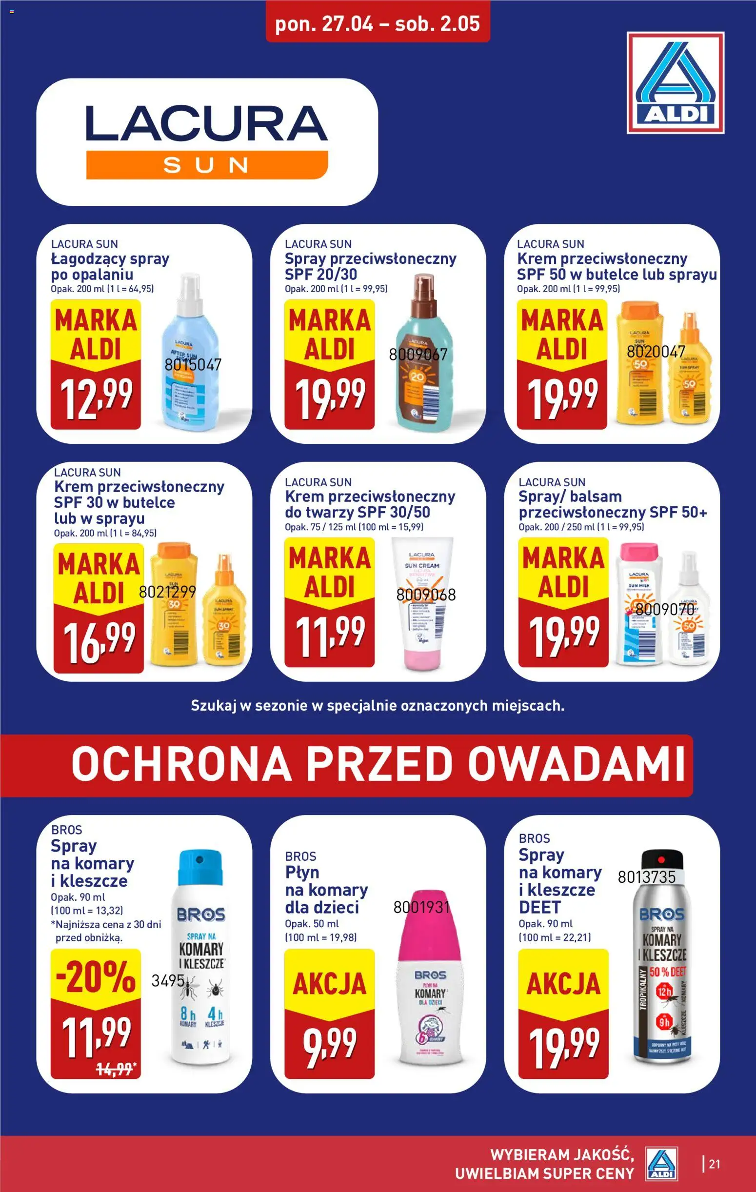Aldi Polsko leták od 27.04.2026 | Strana: 21 | Produkty: Krém