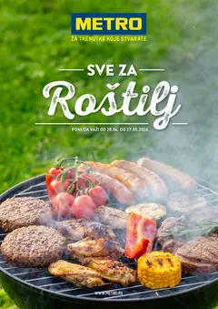 Metro katalog Sve za roštilj - pregled Metro kataloga - važi od 28.04.2026