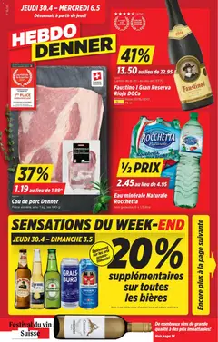 Denner aktionen FR ab 30.04.2026 gültig