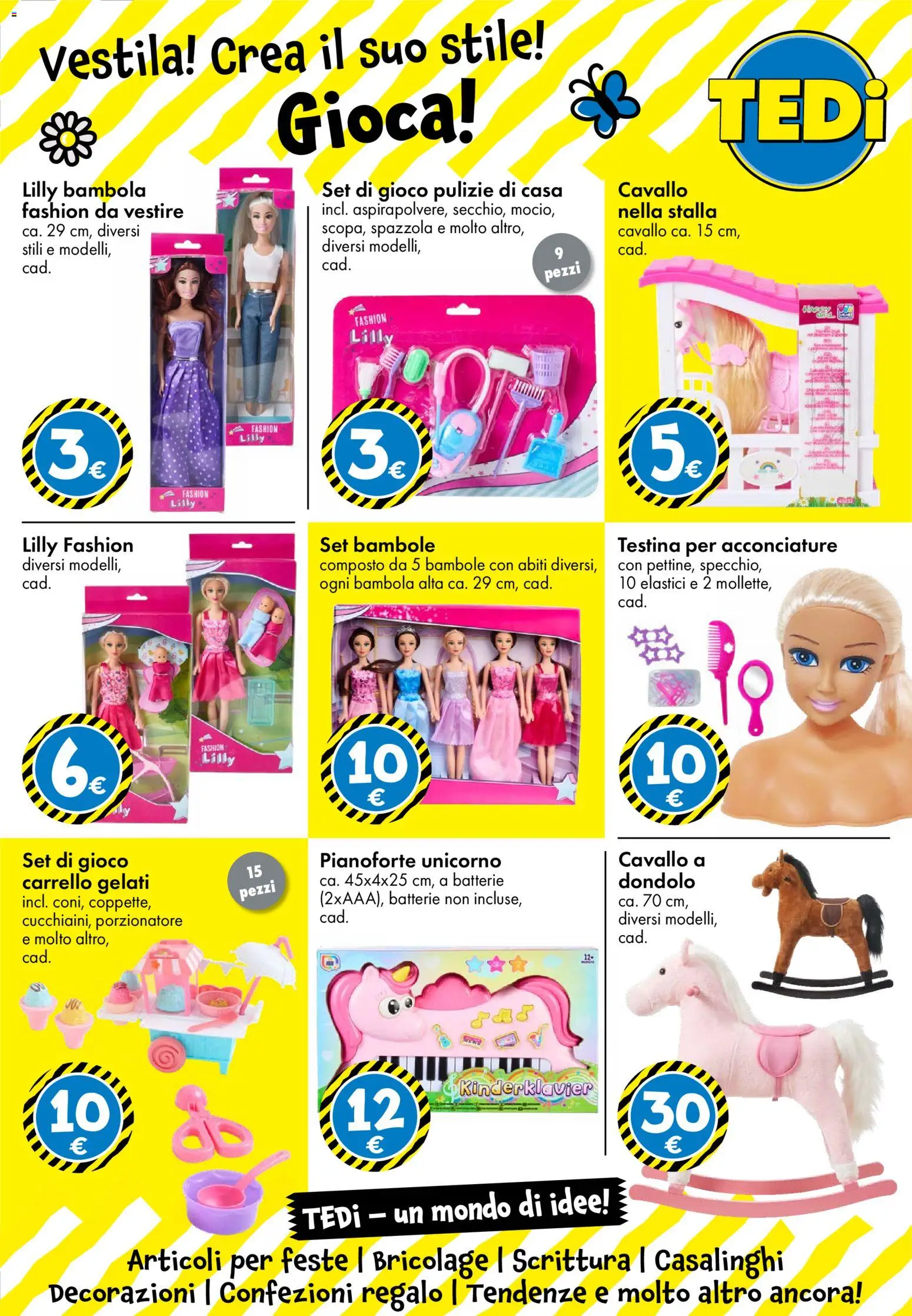 Volantino TEDi del 06.03.2026 | Pagina: 20 | Prodotti: Spazzola, Dondolo, Gioco, Decorazioni
