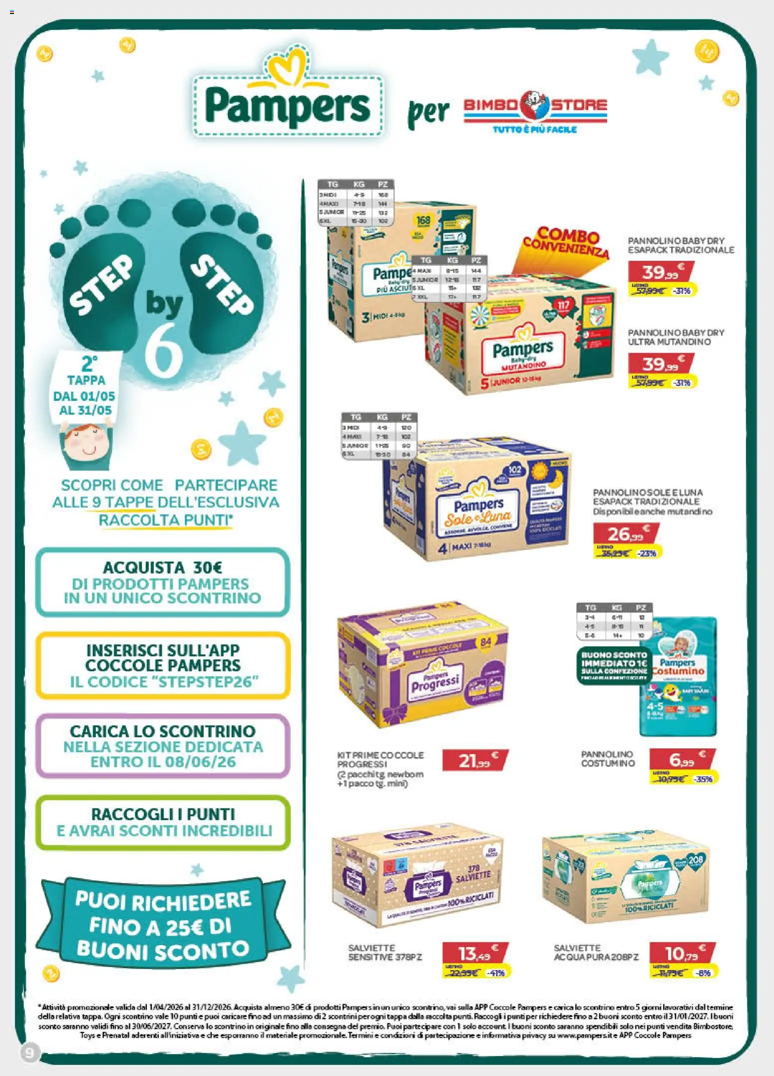 Volantino Bimbo store del 30.04.2026 | Pagina: 9