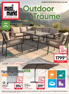 Maximarkt Outdoor Träume ab 23.03.2026 gültig