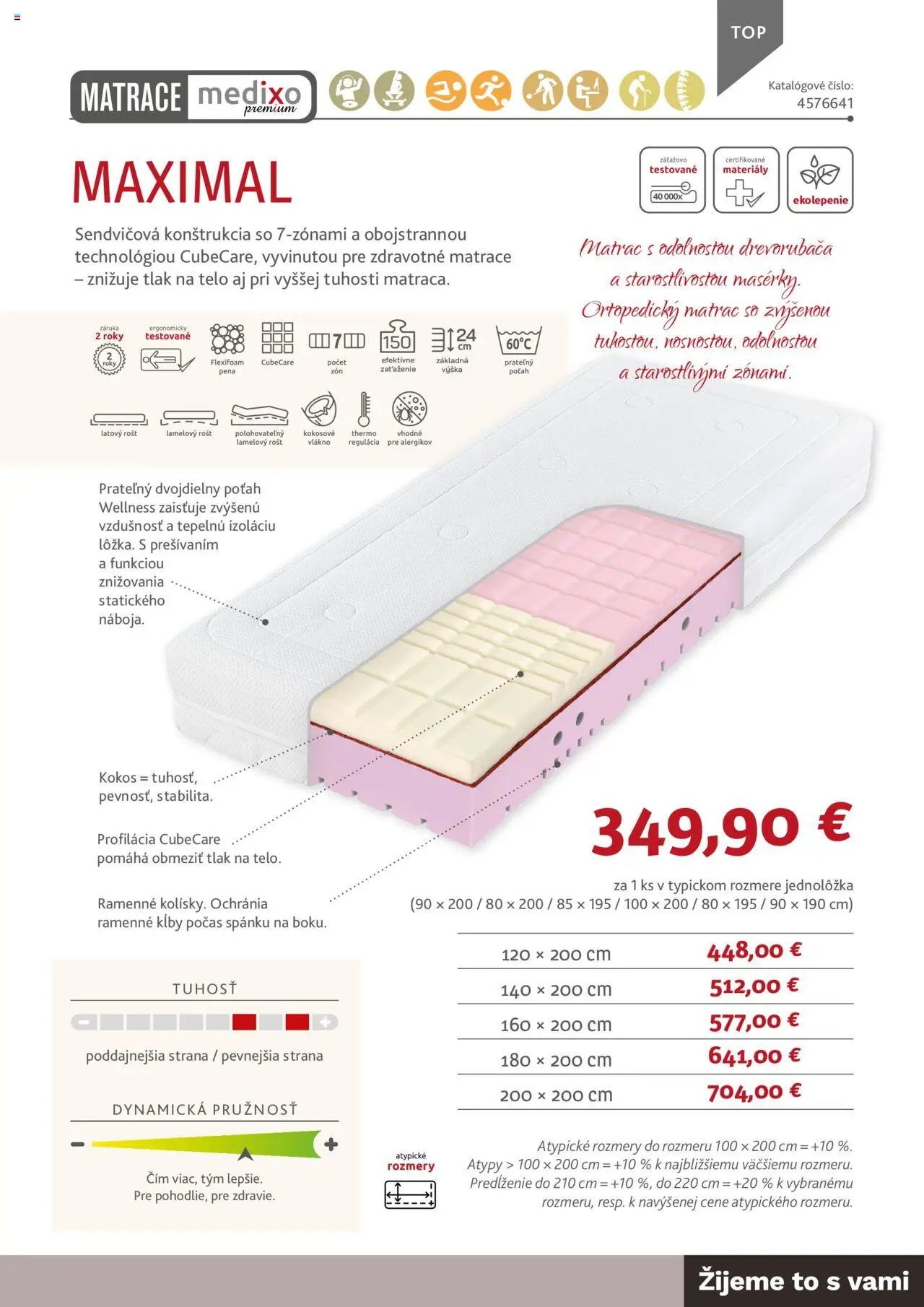 Nové ASKO nábytok akcie – leták je platný od 05.06.2025 | Strana: 41 | Produkty: Matrace, Matrac
