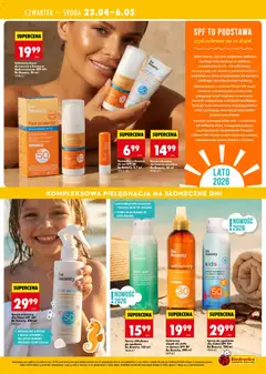 Pogląd oferty "Ochronny krem do twarzy z kwasem hialuronowym SPF 50+, Ochronny krem do twarzy z kwasem hialuronowym SPF 50+, 50 ml" - ważna od 23.04.2026 | Strona: 4 | Produkty: Pomadka, Body, Lotion, Krem do twarzy