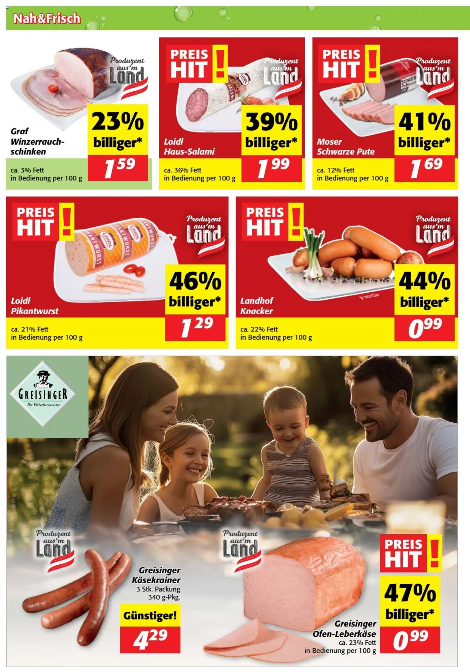 Nah und Frisch Flugblatt gültig ab 06.05.2026 | Seite: 8 | Produkte: Salami, Schinken