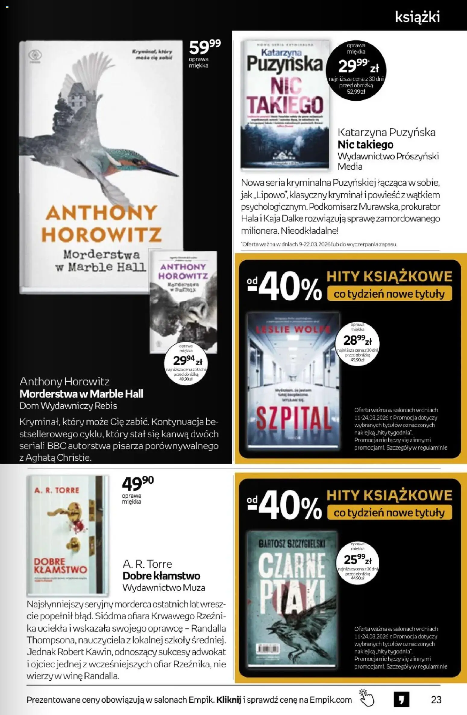 Empik promocje od 11.03.2026 | Strona: 23 | Produkty: Książki