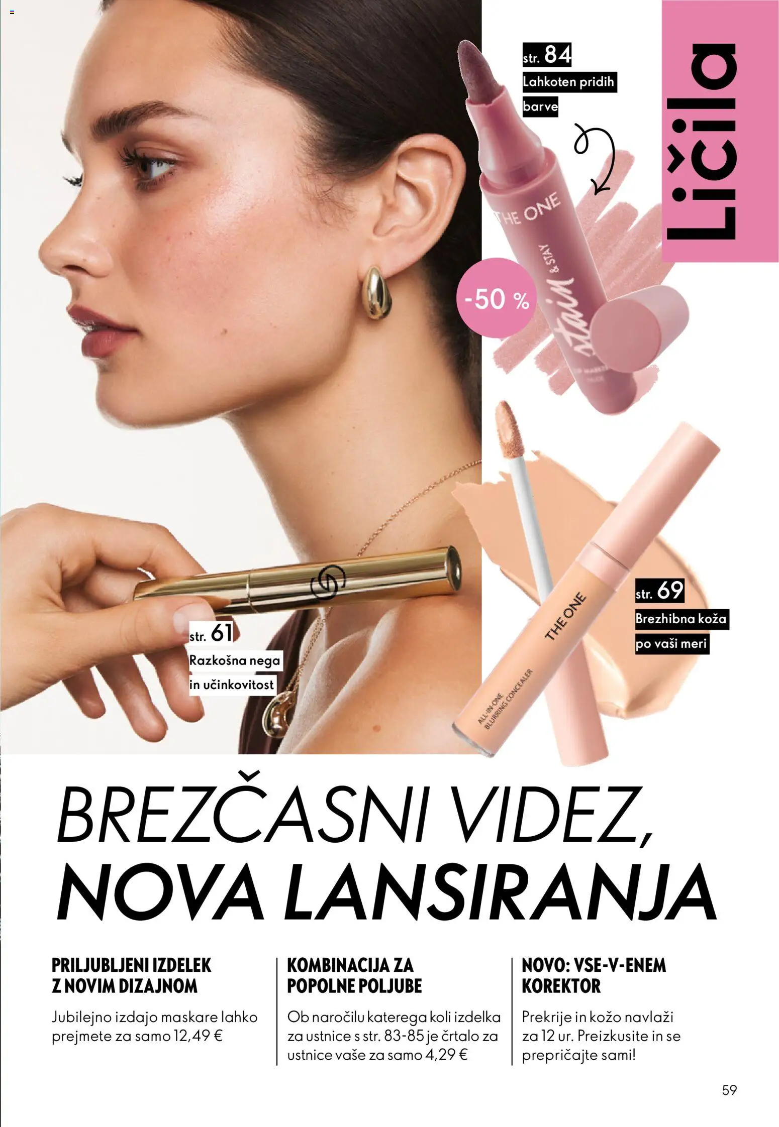 Novi Oriflame katalog ponudbe – veljaven od 11.03.2026 | Stran: 59 | Izdelki: Licila, Korektor