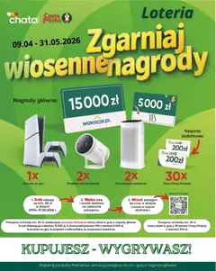 Pogląd oferty "Chata Polska gazetka" - ważna od 23.04.2026 | Strona: 26 | Produkty: Mięso mielone z szynki, Mięso mielone, Kurczak zagrodowy, Mięso z kurczaka