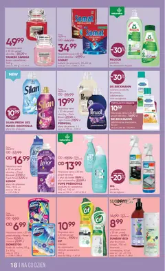 Pogląd oferty "Super-pharm gazetka" - ważna od 08.04.2026 | Strona: 18 | Produkty: Masło, Świece, Detergent, Płyn do mycia naczyń
