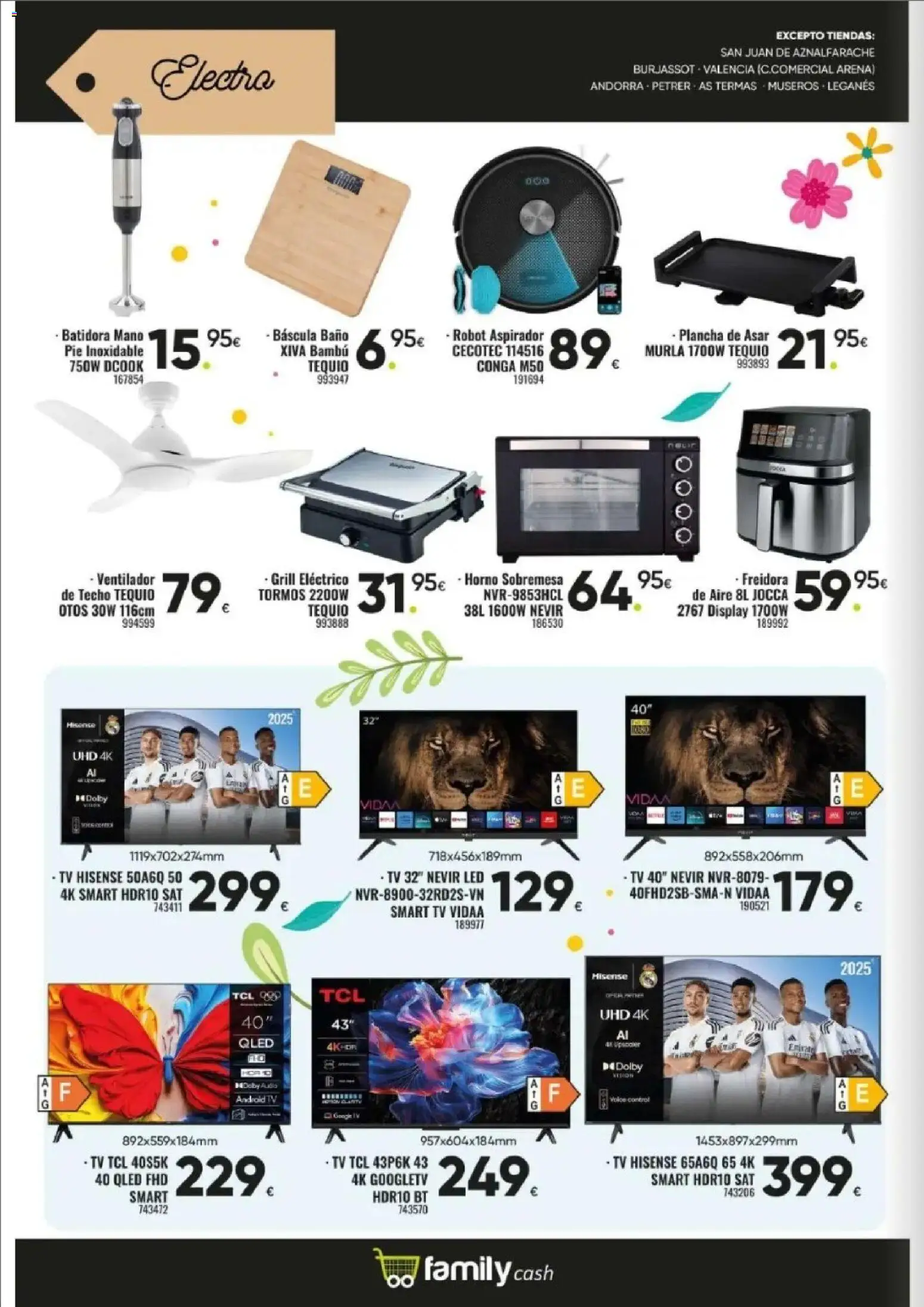 Family Cash folleto │ válido desde el 09.03.2026 | Página: 18 | Productos: Plancha, Ventilador, Robot, Freidora