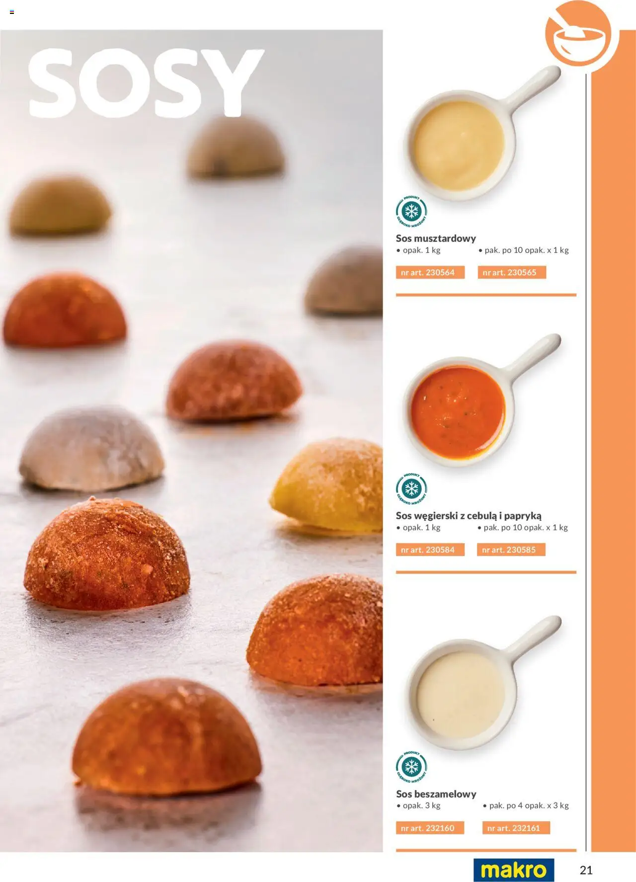 Makro Gazetka - Katalog produktów convenience Smart Chef od 29.05.2025 | Strona: 21 | Produkty: Sos beszamelowy, Papryka, Sos