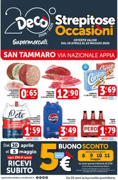 Anteprima del volantino Deco volantino Supermercati San Tammaro valido a partire dal 30.04.2026