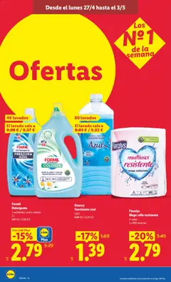Vista previa Lidl folleto válido desde el 27.04.2026 | Página: 14 | Productos: Colonia, Detergente, Ropa, Suavizante