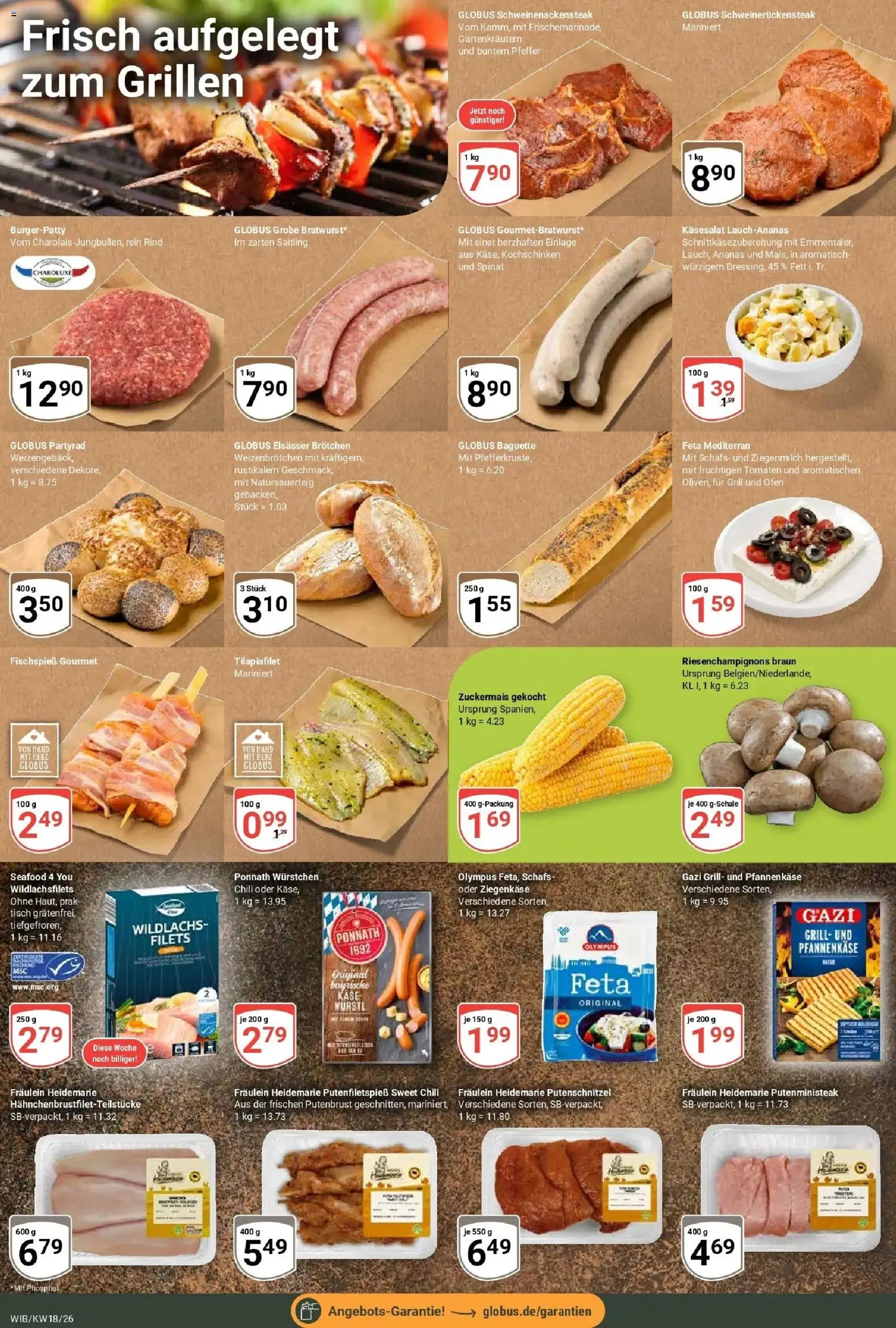 Globus Prospekt Wiesbaden-Nordenstadt	 – gültig ab 27.04.2026 | Seite: 4 | Produkte: Würstl, Putenschnitzel, Pfeffer, Chili