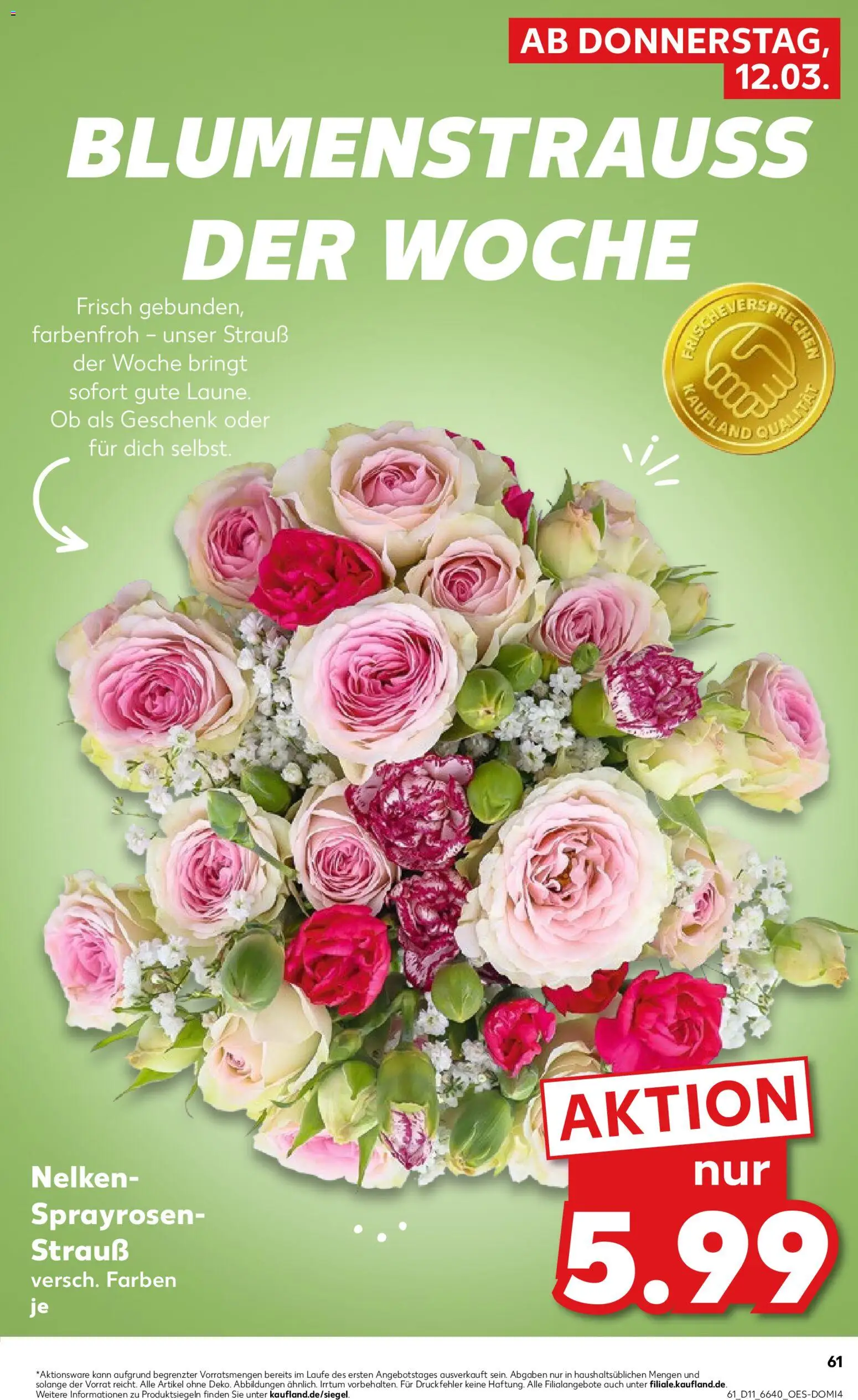 Kaufland Německo leták od 12.03.2026 | Strana: 61