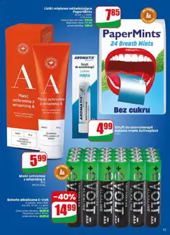 Pogląd oferty "Dino gazetka" - ważna od 29.04.2026 | Strona: 73 | Produkty: Baterie, Mięta