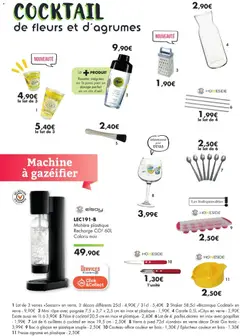 E.Leclerc - Prévisualisation de Lot de ó cuillères à cocktail, en inox 19,5 cm valide à partir de 17.03.2026 | Page: 16 | Produits: Cuillères, Couteau, Gin