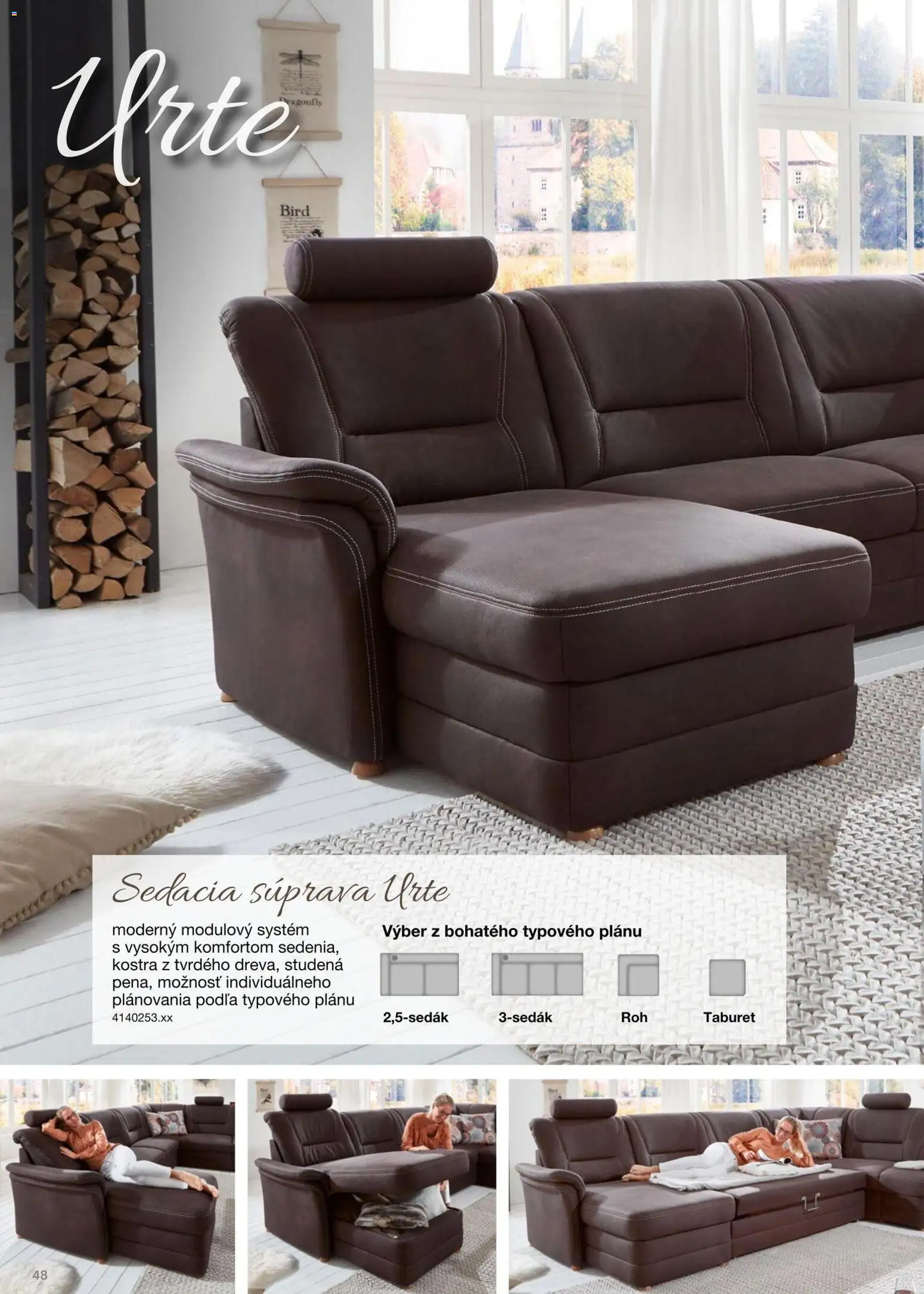 Nové Sconto nábytok akcie – leták je platný od 15.12.2025 | Strana: 48 | Produkty: Sedacia súprava, Taburet